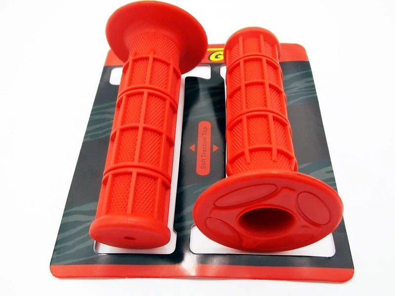Yamaha MX Enduro Trail Red Hand Grip Set - Left & Right Pair