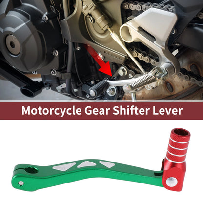 2 x Folding Motorcycle Gear Shifter Levers for Yamaha TTR 50cc Green Lever Red Head