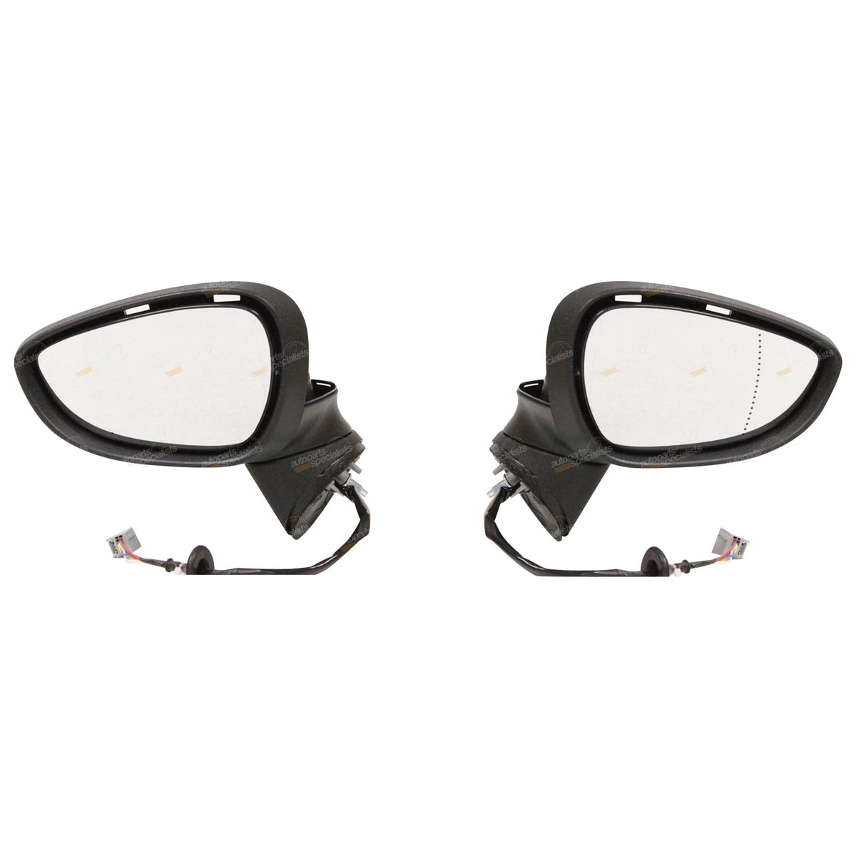 Electric Door Mirrors with Covers for Ford Fiesta WS/WT (2008-2013)