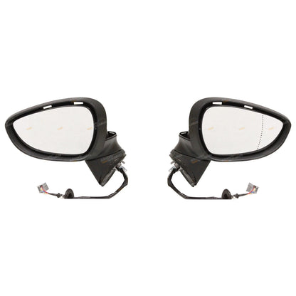 Electric Door Mirrors with Covers for Ford Fiesta WS/WT (2008-2013)