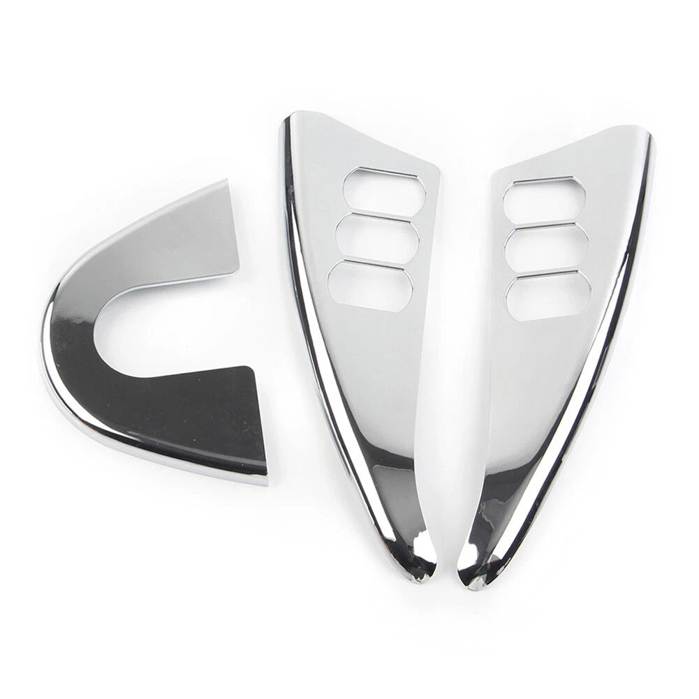 Chrome Inner Fairing Switch Panel Accent Cover for Harley Electra Glide (2009-2023)