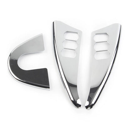 Chrome Inner Fairing Switch Panel Accent Cover for Harley Electra Glide (2009-2023)