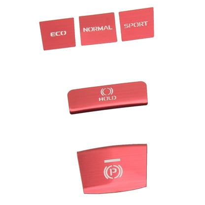 5x Center Console Gear Function Button Covers for Toyota Camry (2018-2021)