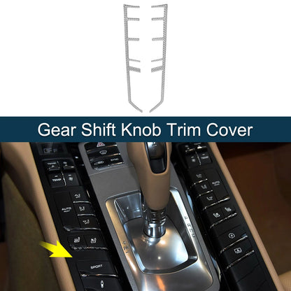 ABS Gear Shift Knob Cover Sticker for Porsche Panamera (2010-2016)