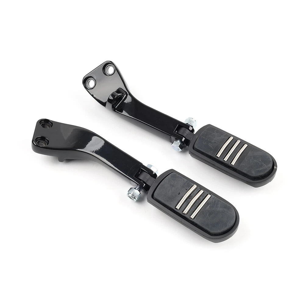 Dyna Glide Motorcycle Passenger Foot Pegs Mount Support for Harley (2006-2017)