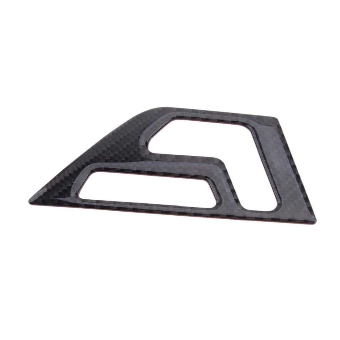 2 x Carbon Fiber Interior Door Seat Control Panel Trim for Benz W204 (2007-2013)
