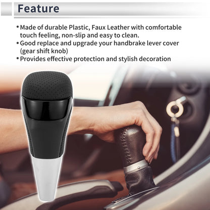 Automatic Gear Shift Knob for Lexus LS430 (2001-2006) Black Faux Leather
