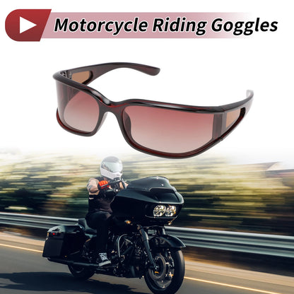 1 Pc Motorcycle Riding Goggles Brown Lens Brown Frame for Cycling Sunglasses