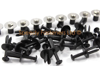 Bolts Bolt Kit / Complete Stainless / Wheel Arch Liner for Vauxhall VX220
