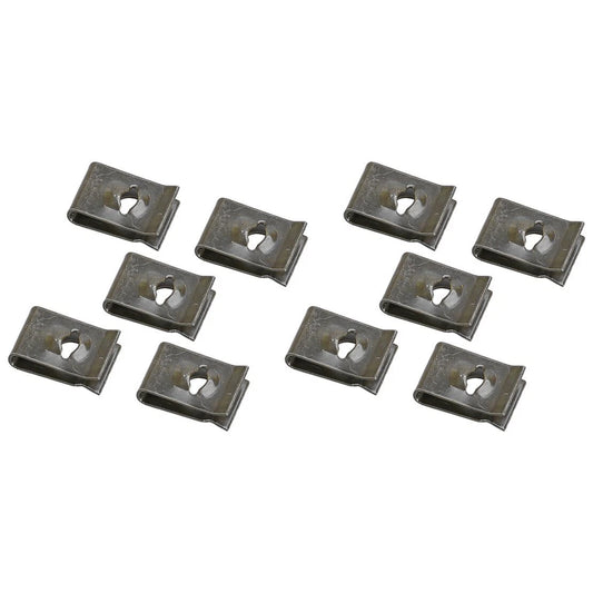 10 x Car Bumper Inner Fender Trim Panel Wheel Well U-type Nut Clips