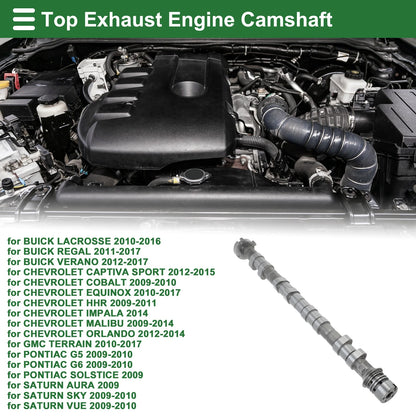 Top Exhaust / 1 Pc / Engine Camshaft for BUICK LACROSSE (2010–2016)