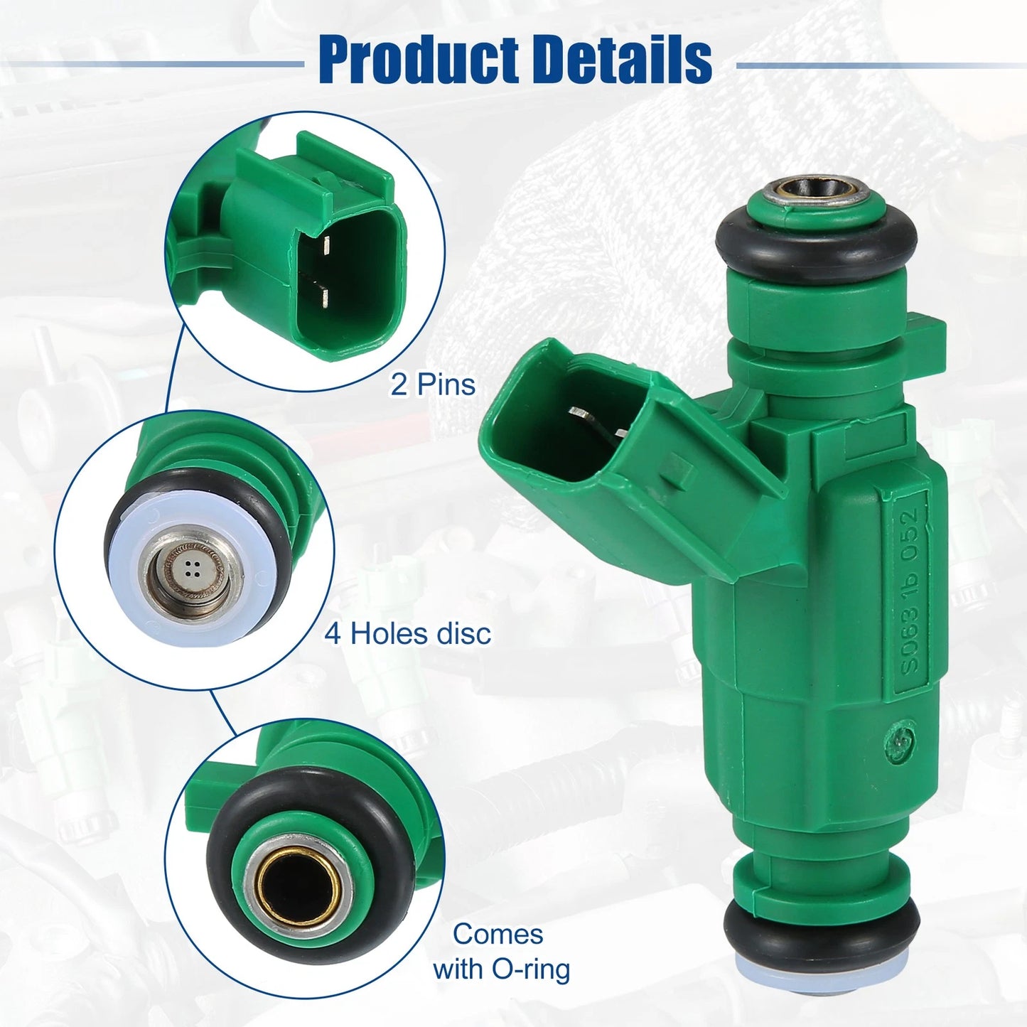 6 x Fuel Injector Nozzles for Kia Sorento EX LX SX 3.5L (2011-2013)