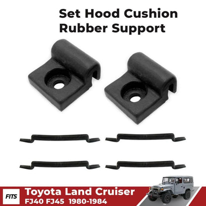 Bonnet Hood Cushion Rubber Molding Pad Fits 1980-84 Toyota Landcruiser FJ40 HJ47