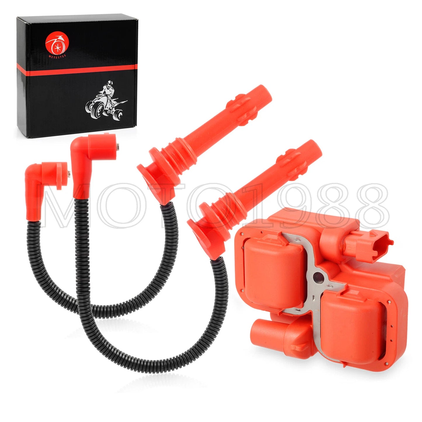 Ignition Coil with Wire & Cap for Polaris RZR XP 4 S 900/1000/RS1 Turbo 2014-2023