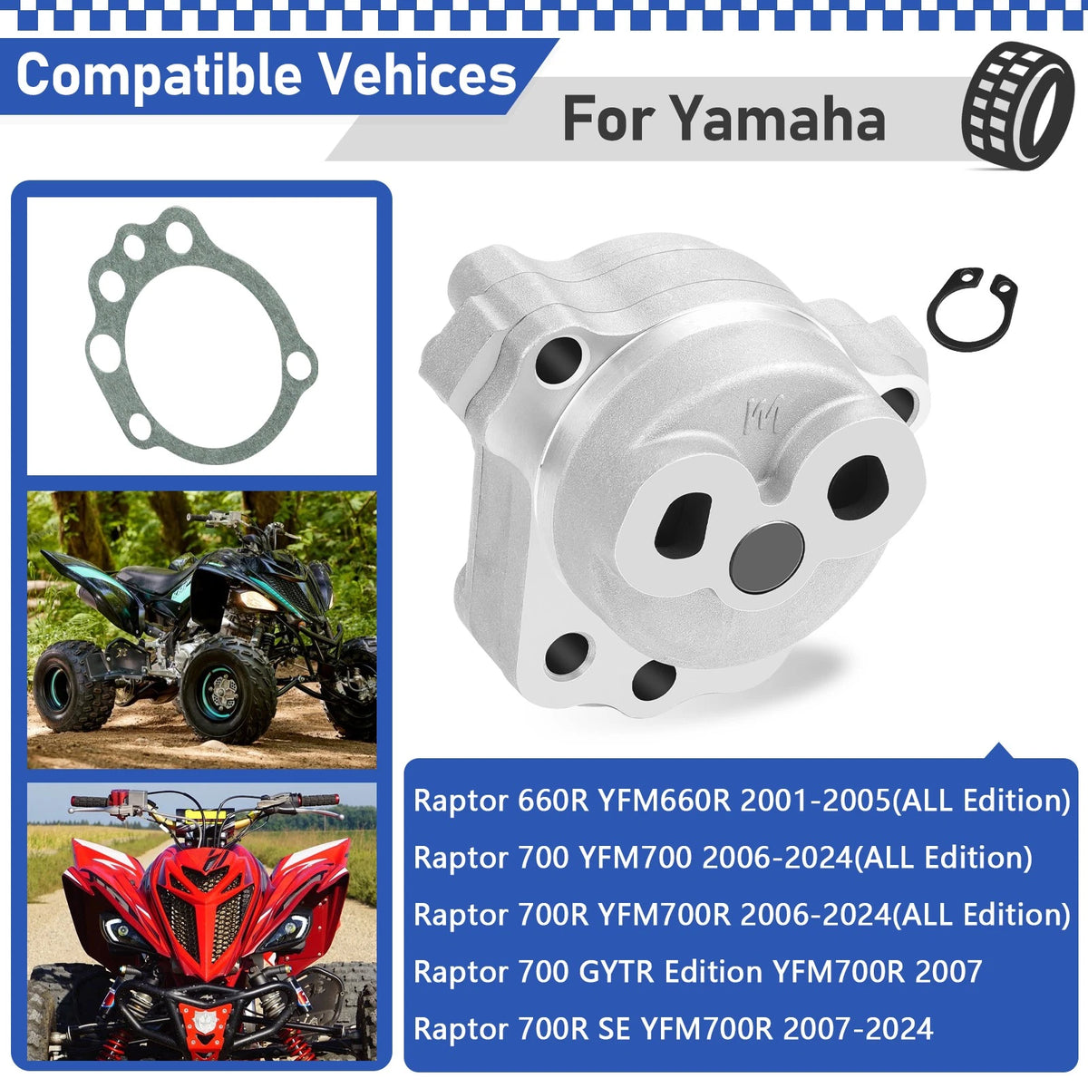 Oil Pump for Yamaha Raptor 660R (2001–2005)