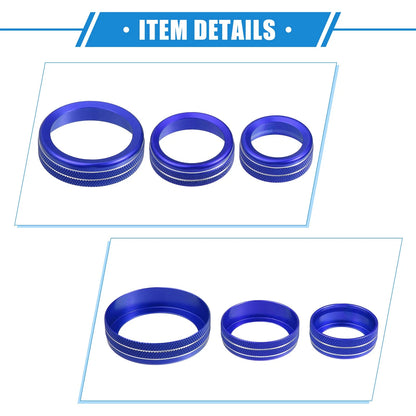 5 x Center Console AC Audio Volume Switch Knob Covers for Ford Maverick (2022)