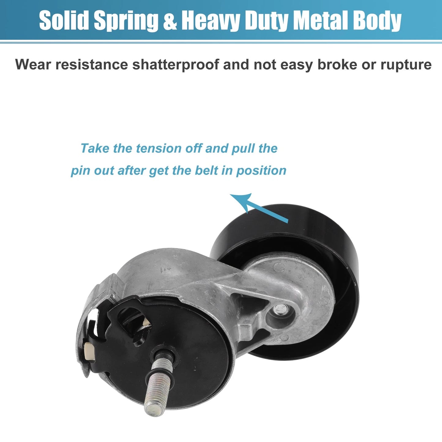 Belt Tensioner Pulley Assembly for Ford Taurus (1993-2007)