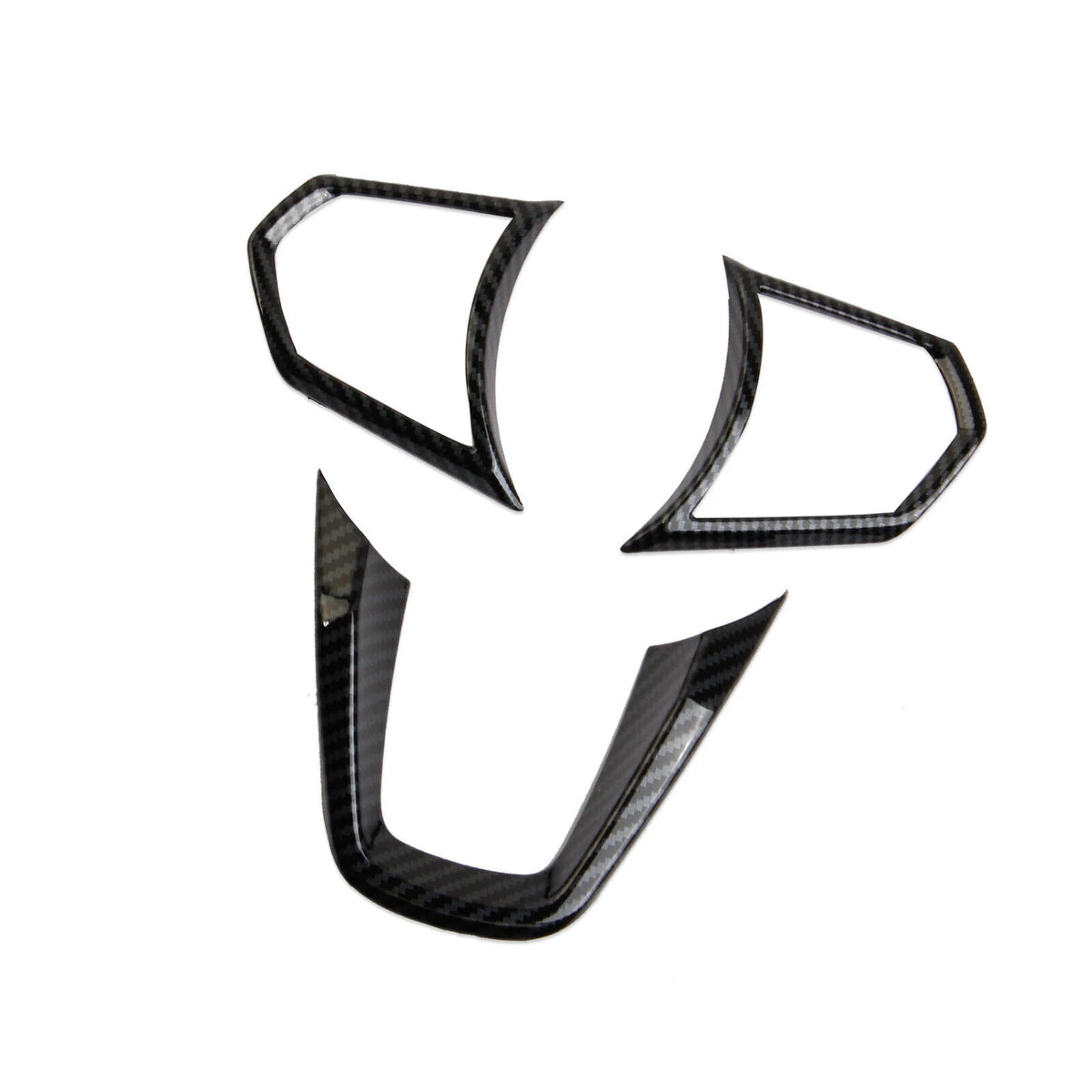 Carbon Fiber Style Central Control Steering Wheel Trim Cover for Acura MDX