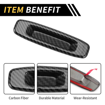 Carbon Fiber Roof Handle Cover Trim for Toyota Tundra (2014-2021)