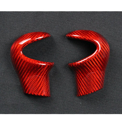 Red Carbon Fiber Gear Shift Knob Head Cover Trim fit For Mini Cooper R55 R56 R57