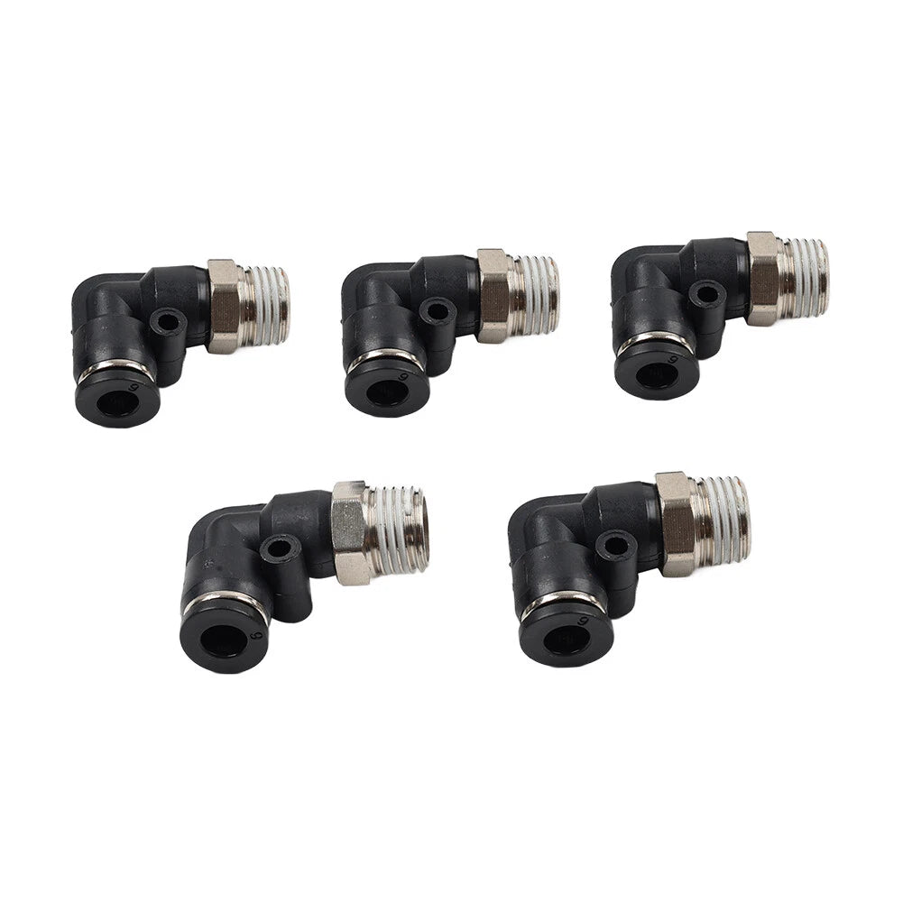 5 x 6mm Elbow Fittings G 1/4" for Tyre Changer