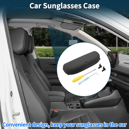 Sunglasses Case for Porsche Cayenne Eyeglasses Holder Storage Box Black