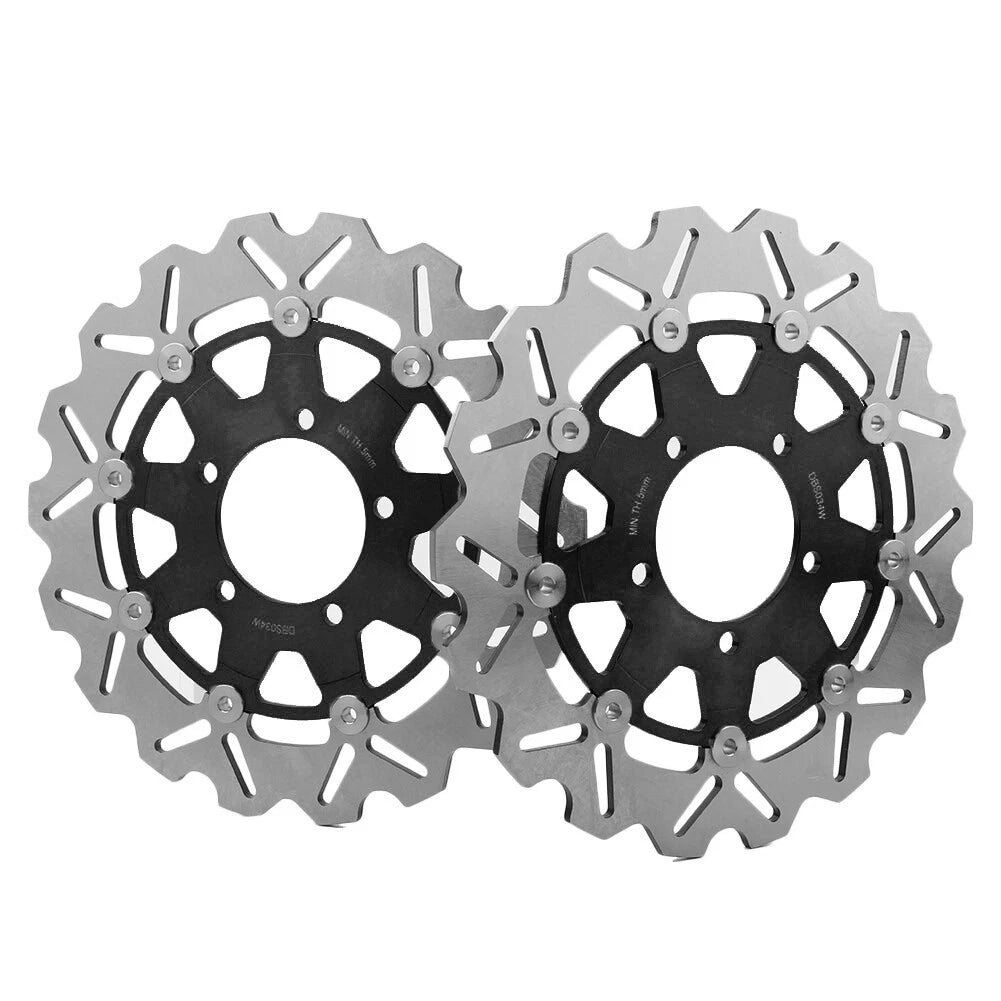 Front Floating Brake Disc Rotors for Kawasaki Ninja ZX6R 636 & ZX-10R 1000