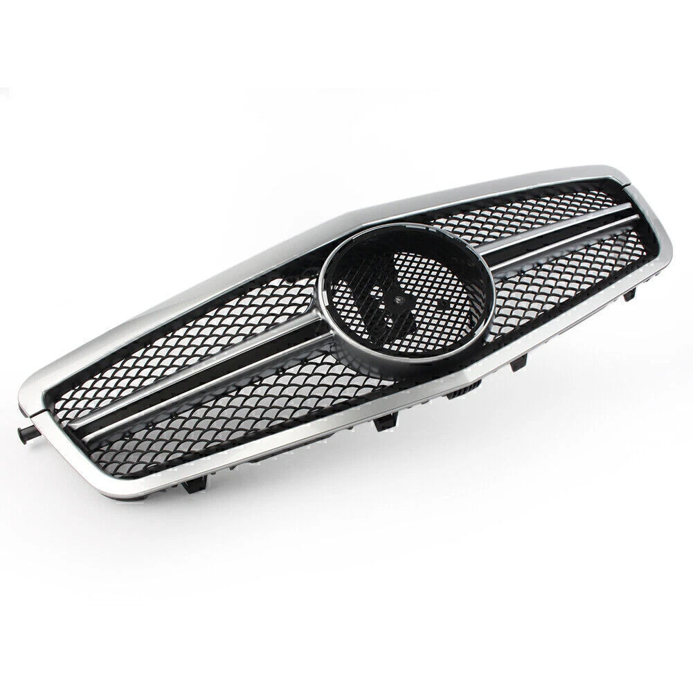 Front Upper Bumper Mesh Grille for Mercedes E-Class W212 S212 (2010-2013)