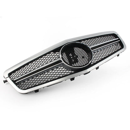 Front Upper Bumper Mesh Grille for Mercedes E-Class W212 S212 (2010-2013)