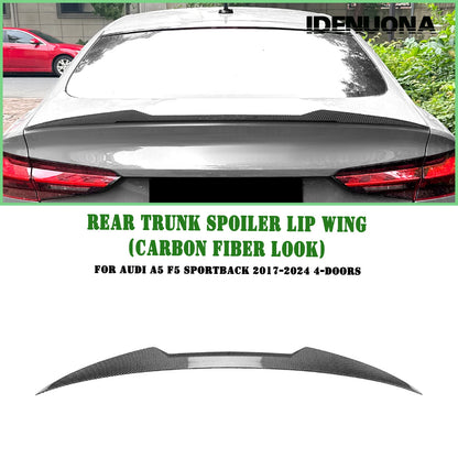 Rear Boot Spoiler Lip for Audi A5 F5 Sportback (2017-2024)