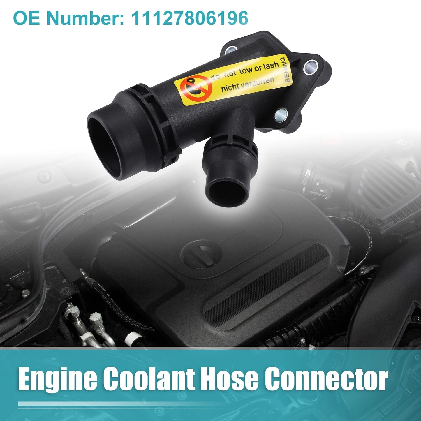Engine Coolant Hose Connector for BMW E38 E39 E46 E65 E66 E67 (1995-2006)