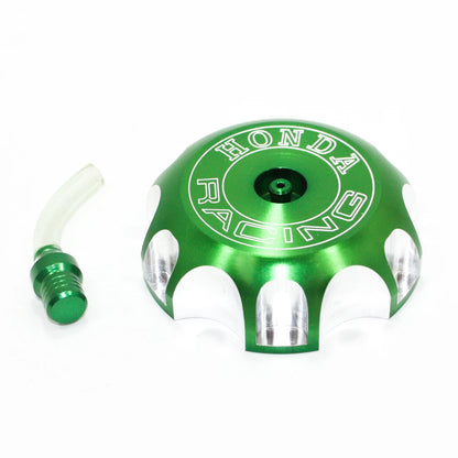 Green Alloy CNC Gas Fuel Tank Cap for CRF250 200cc 250cc Dirt Bike
