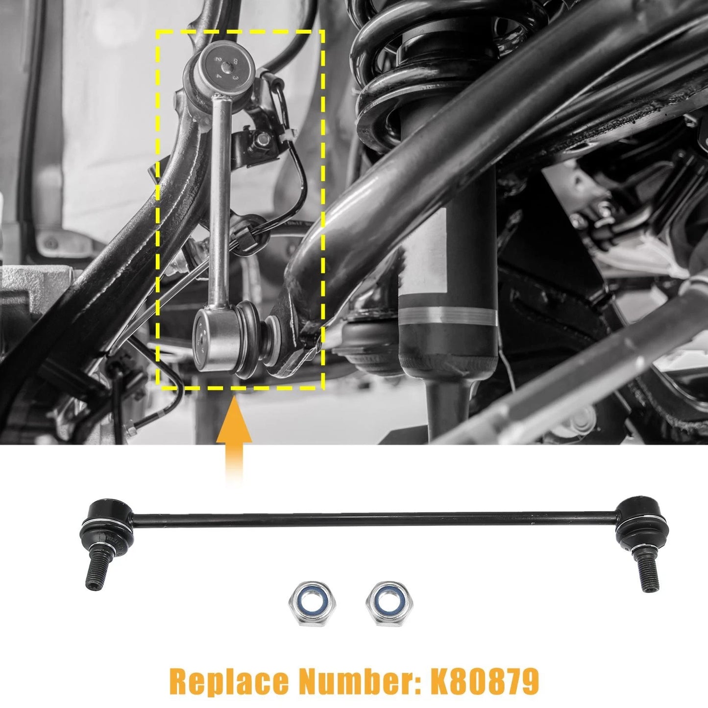2 x Front Sway Bar Links for Toyota Yaris (2006–2018)