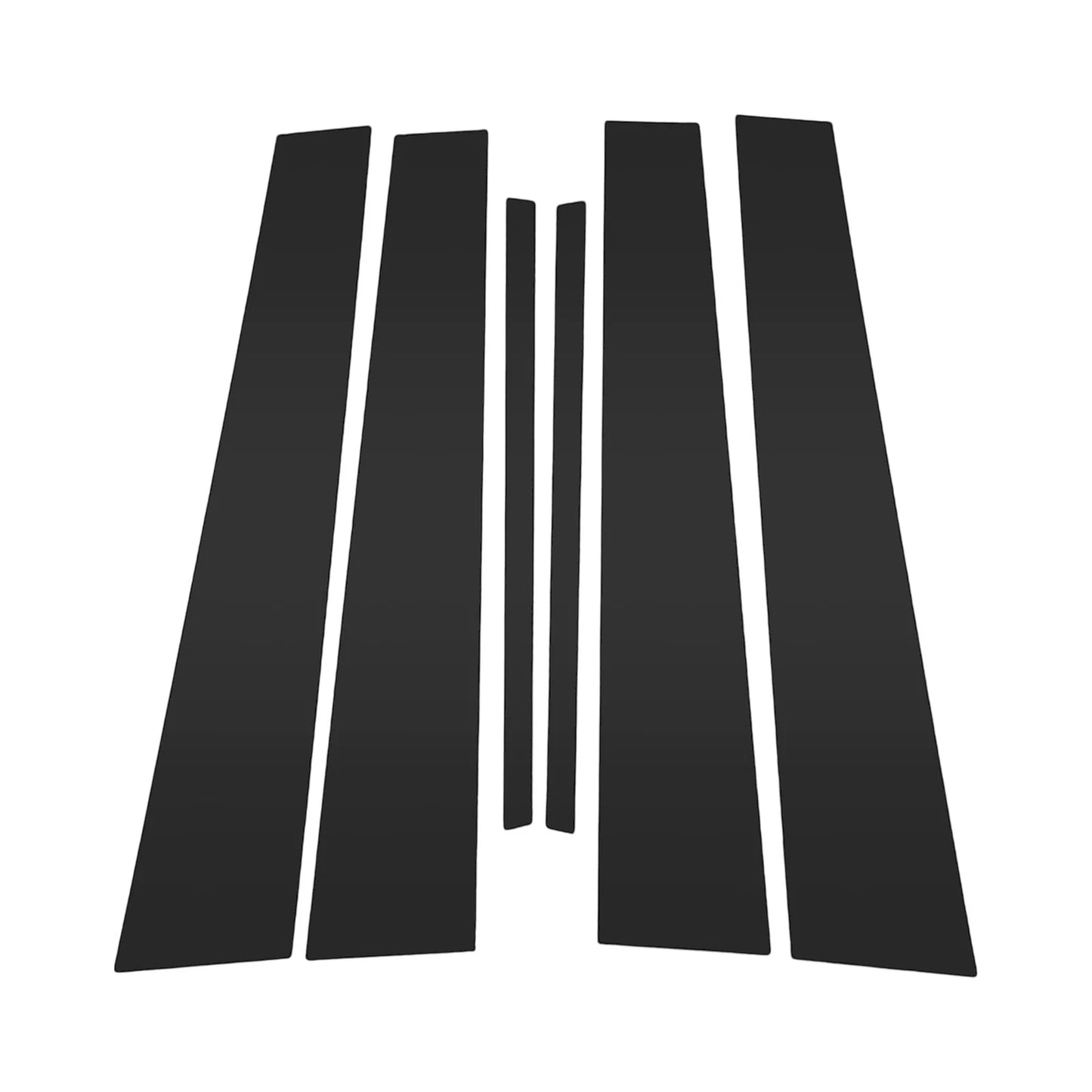6 Pcs Pillar Window Trim for Chevy Malibu (2008 - 2012)