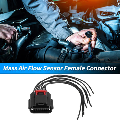 Mass Air Flow Sensor Female Connector Plug Pigtail Harness for CADILLAC
