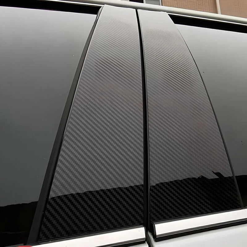 Carbon Black Window Door Trim Covers for Dodge Charger (2011-2021)