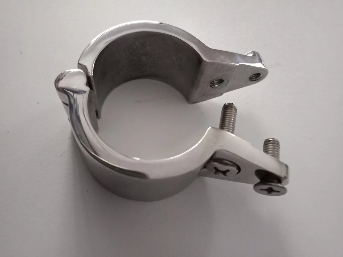 Boat Canopy Fitting Hinged Jaw Slide with Bolt & Screw 38mm 316 Stainless