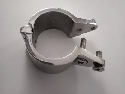 Boat Canopy Fitting Hinged Jaw Slide with Bolt & Screw 38mm 316 Stainless