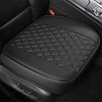 Black PU Leather Front Seat Cover Cushion for Car SUV (Universal)