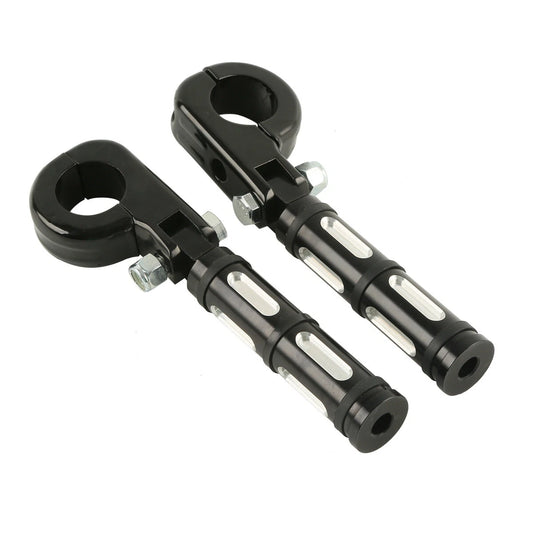 1 1/4" Highway Bar Footpeg Pegs Clamps for Harley Touring Sportster Softail