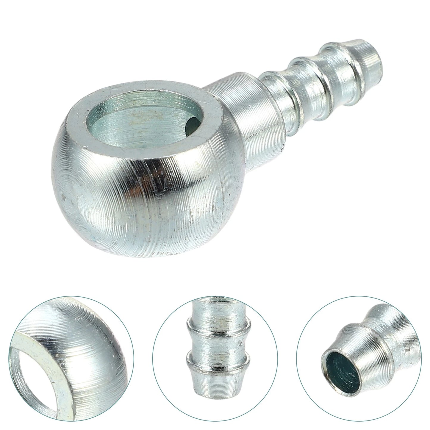 1 Set 12mm ID 7.7mm OD M12x1.25 Motorcycle Fitting Adapter with Washers
