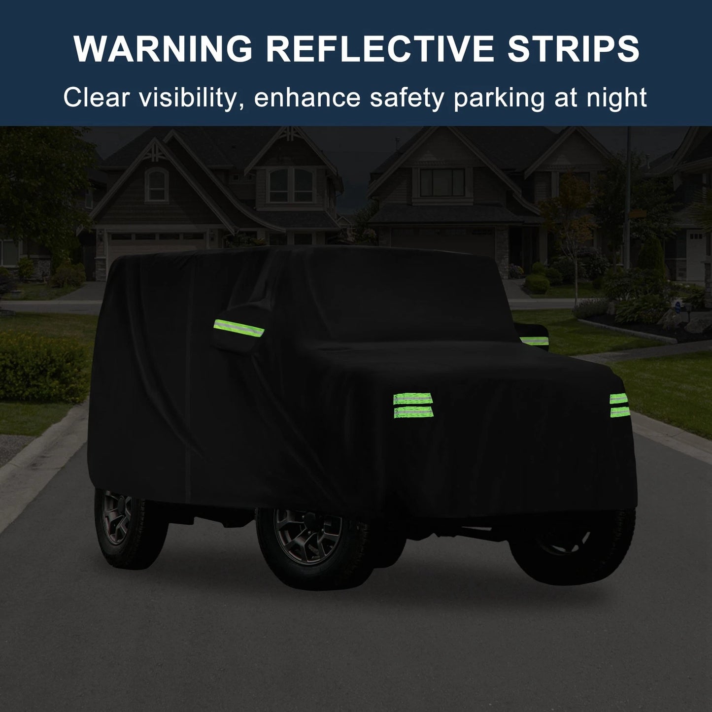 Waterproof Car Cover for Jimny JB64W/JB74W Black 385x148x160cm (2018-2023)