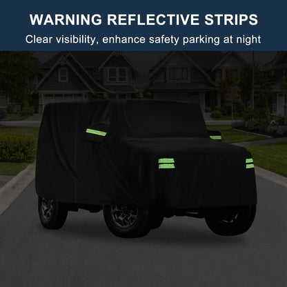 Waterproof Car Cover for Jimny JB64W/JB74W Black 385x148x160cm (2018-2023)
