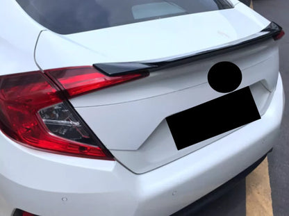 Glossy Black Highkick Duckbill Spoiler for 2016-2021 Honda Civic Sedan 4DR