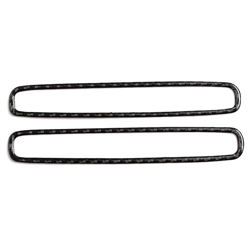 Door Side Air Vent Outlet Cover Trim for 2011-2014 Dodge Charger Carbon Fiber