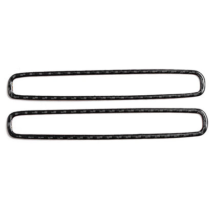 Door Side Air Vent Outlet Cover Trim for 2011-2014 Dodge Charger Carbon Fiber
