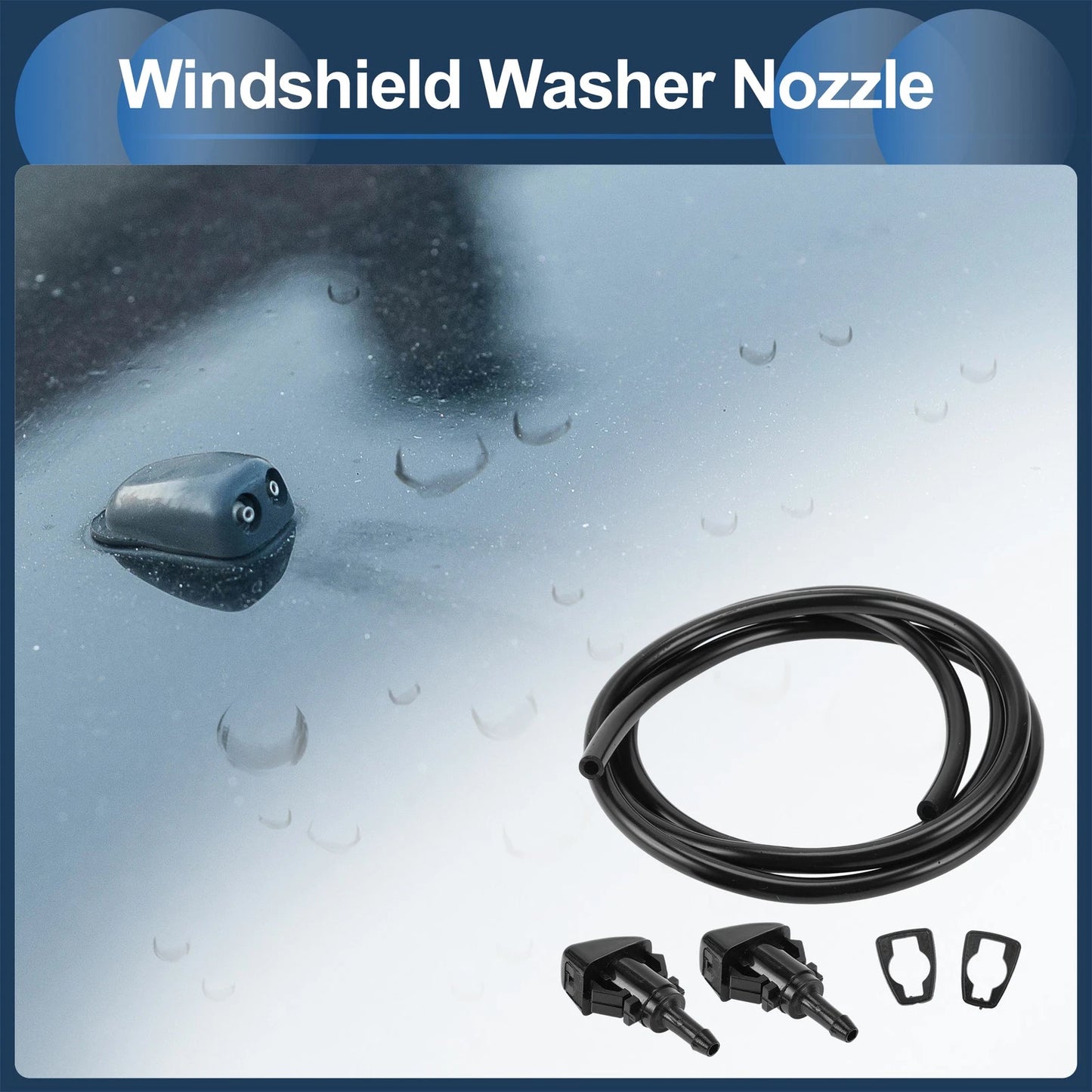 Windshield Washer Nozzle & Gasket for Subaru (2008-2014)