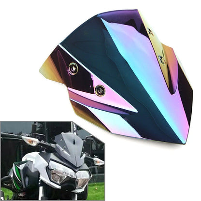 Motorcycle Windshield for Kawasaki Z400 (2018-2022) Deep Iridium Lens