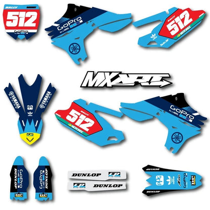 Graphics Kit for Yamaha YZF 450 BOOST STYLE Decals (2010-2013)