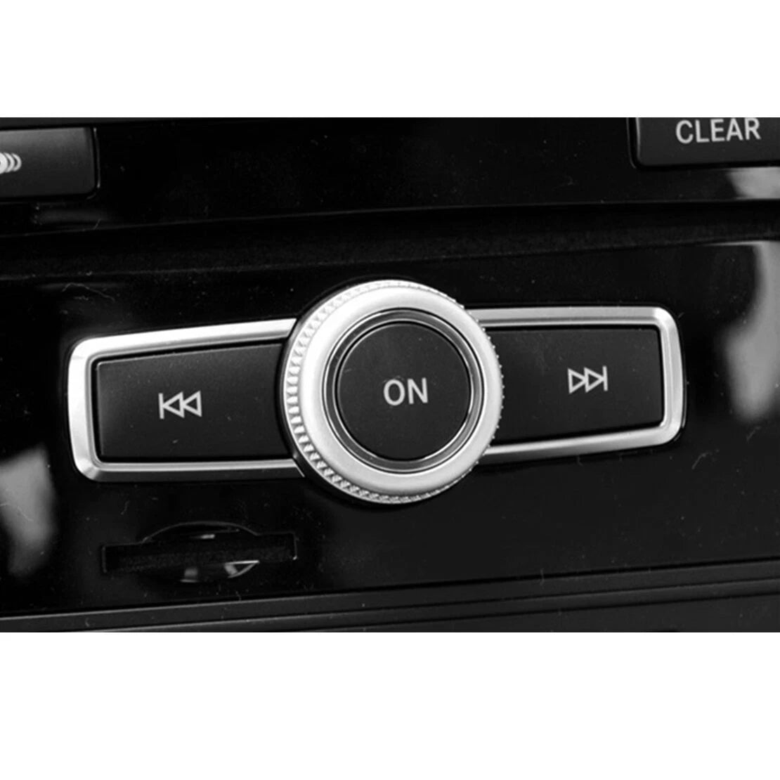 3 x Volume Button ON Cover Trim for Benz C GLK CLS E Class